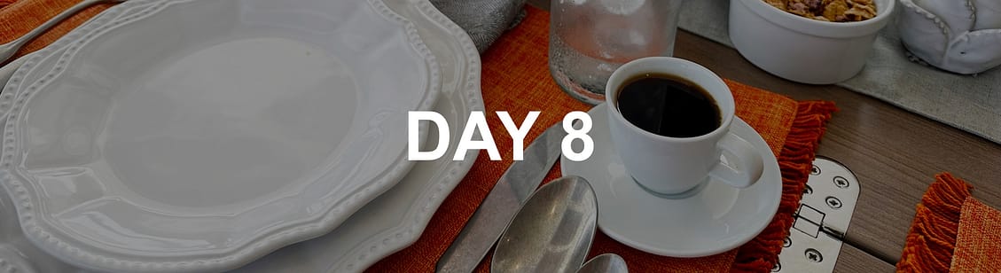 Day 8 Drinking Coffee