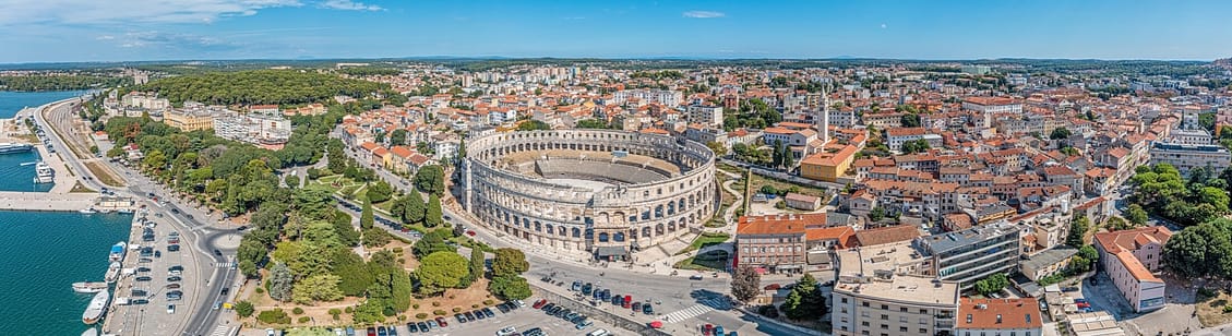 Croatian coastal city of Pula
