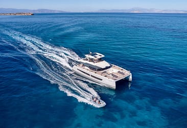 Christal Mio - power catamaran in Greece