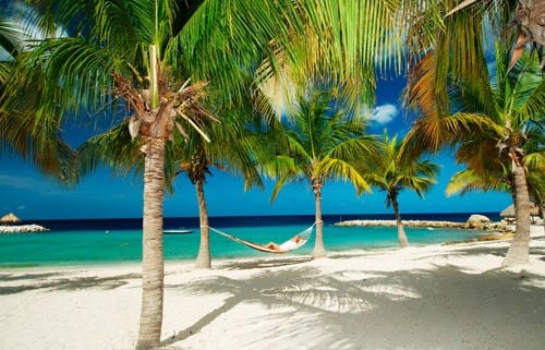 The paradise island of Curacao
