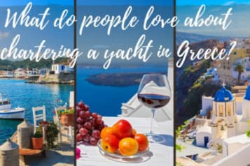 What do people love about chartering a yacht in Greece?