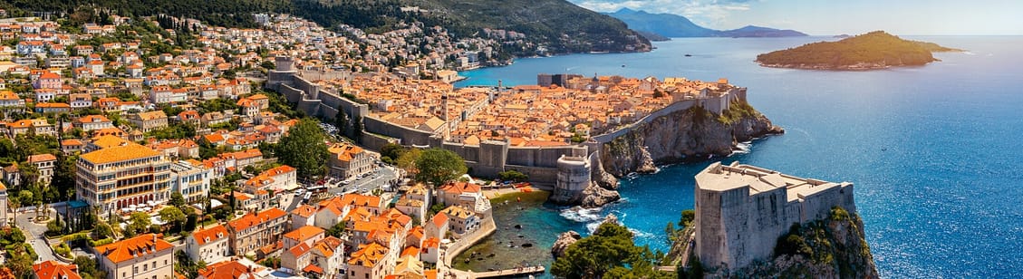 Fort Lovrijenac of Dubrovnik city of Croatia