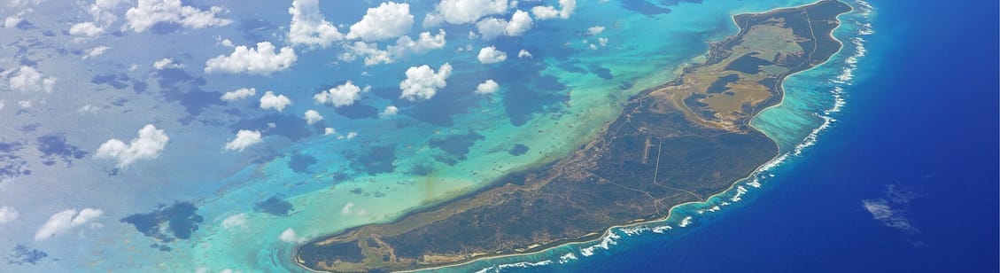 Caribbean island of Anegada in the British Virgin Island