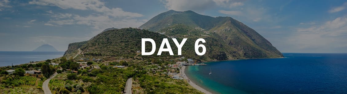 Filicudi island panorama, Aeolian islands, Italy