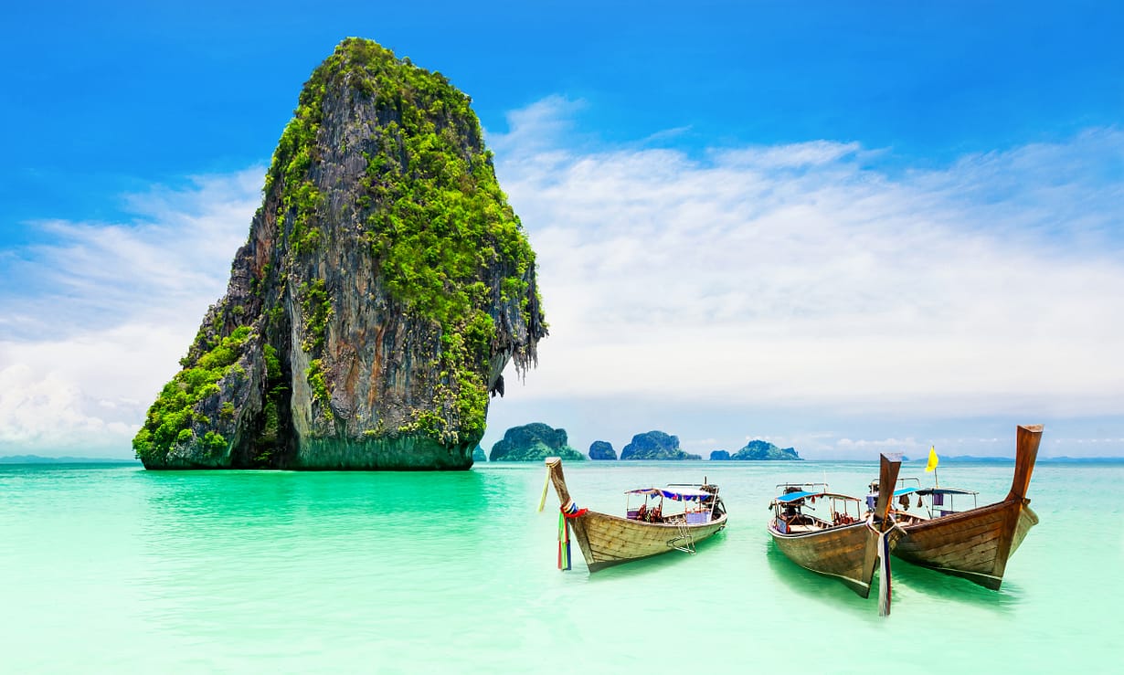 Thailand islands and mountains