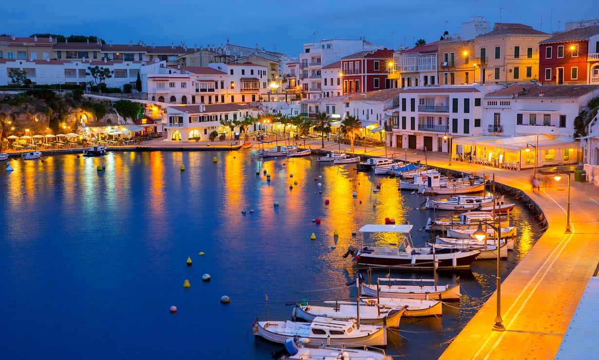 Spain, Palma Harbor with yachts