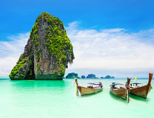 Thailand islands and mountains