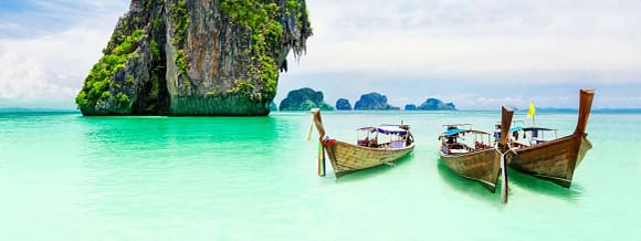 Thailand islands and mountains